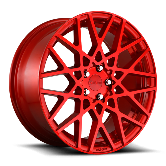 Rotiform BLQ, 18 x 8.5 inch, 5x112 PCD, ET45 in Candy Red, Single Wheel