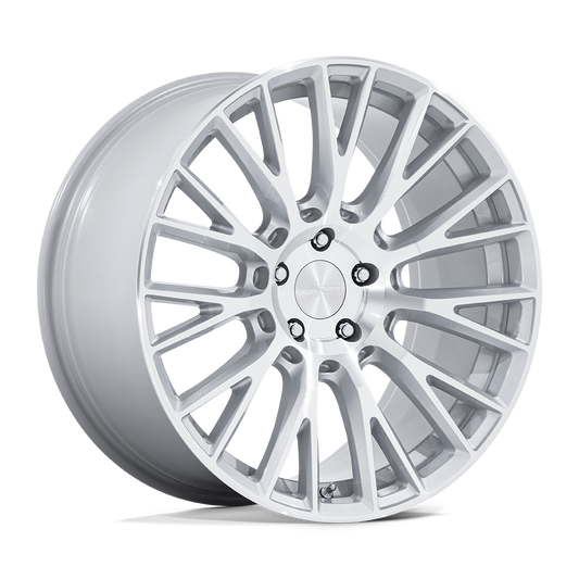 Rotiform LSE, 19 x 8.5 inch, 5x112 PCD, ET45 Gloss Silver with Machined Face, Single Wheel