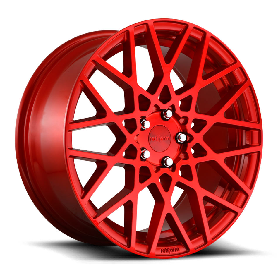 Rotiform BLQ, 19 x 8.5 inch, 5x112 PCD, ET45 in Candy Red, Single Wheel