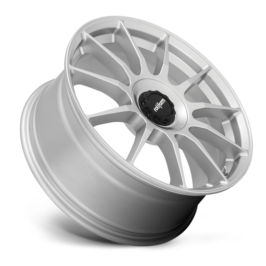 Rotiform DTM, 17 x 8 inch, 5x112~5x120 PCD, ET40 Silver, Single Wheel