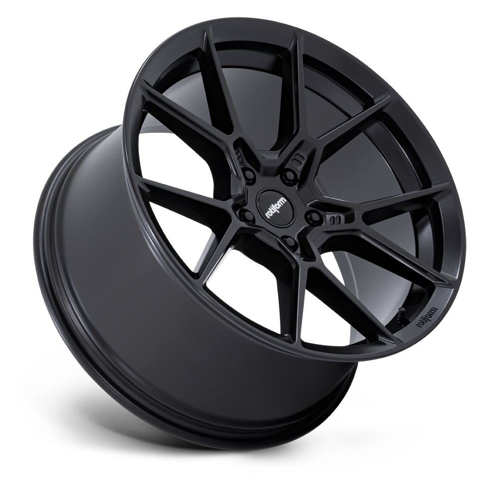 Rotiform KPR, 20 x 9 inch, 5x112 PCD, ET45 Satin Black, Single Wheel