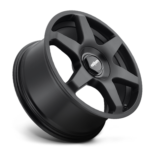 Rotiform SIX, 18 x 9.5, 5x100~5x112 PCD, ET35 Matte Black, Single Wheel