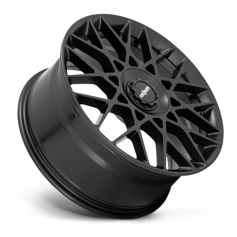 Rotiform BLQ-C, 19 x 8.5 inch, 5x112~5x120 PCD, ET35 in Matte Black, Single Wheel