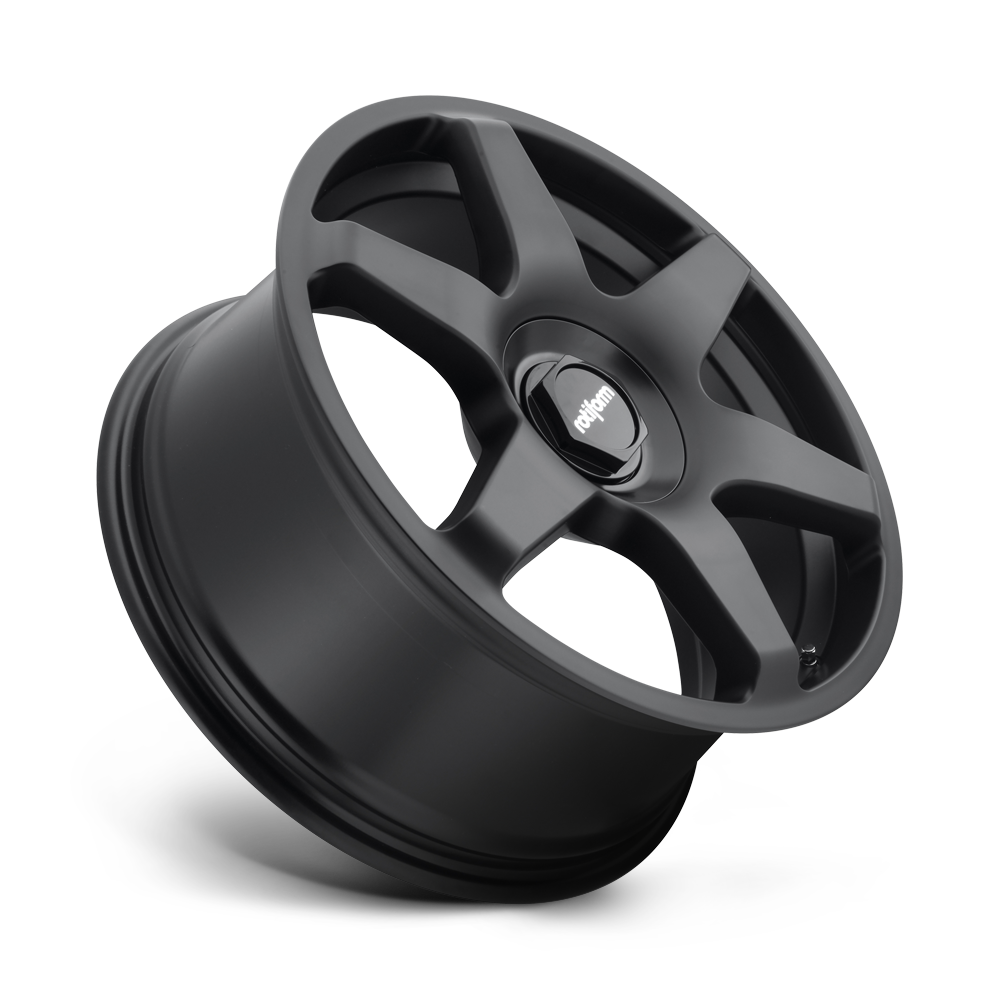 Rotiform SIX, 18 x 9.5, 5x100~5x112 PCD, ET35 Matte Black, Single Wheel