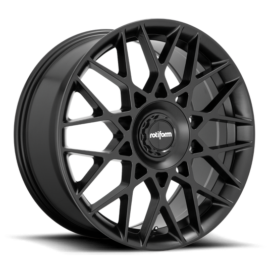 Rotiform BLQ-C, 19 x 8.5 inch, 5x108/5x114.3 PCD, ET35 in Matte Black, Single Wheel