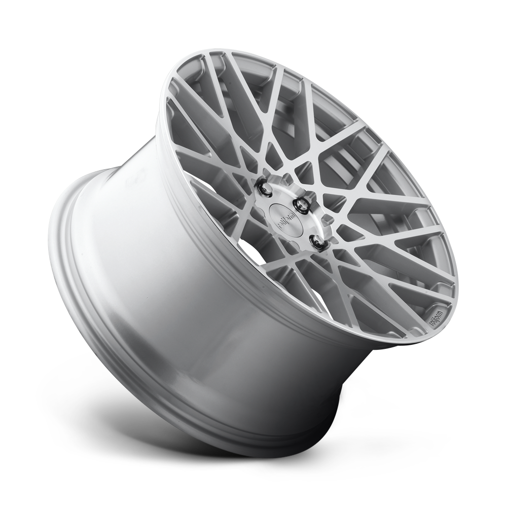 Rotiform BLQ, 18 x 8.5 inch, 5x100 PCD, ET35 Silver Machined, Single Wheel