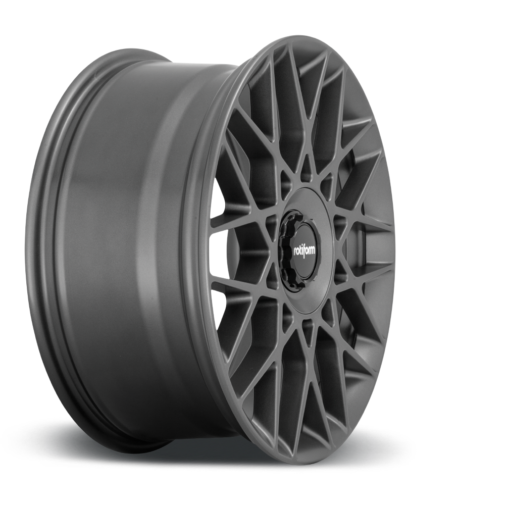 Rotiform BLQ-C, 19 x 8.5 inch, 5x112~5x120 PCD, ET45 in Matte Anthracite, Single Wheel