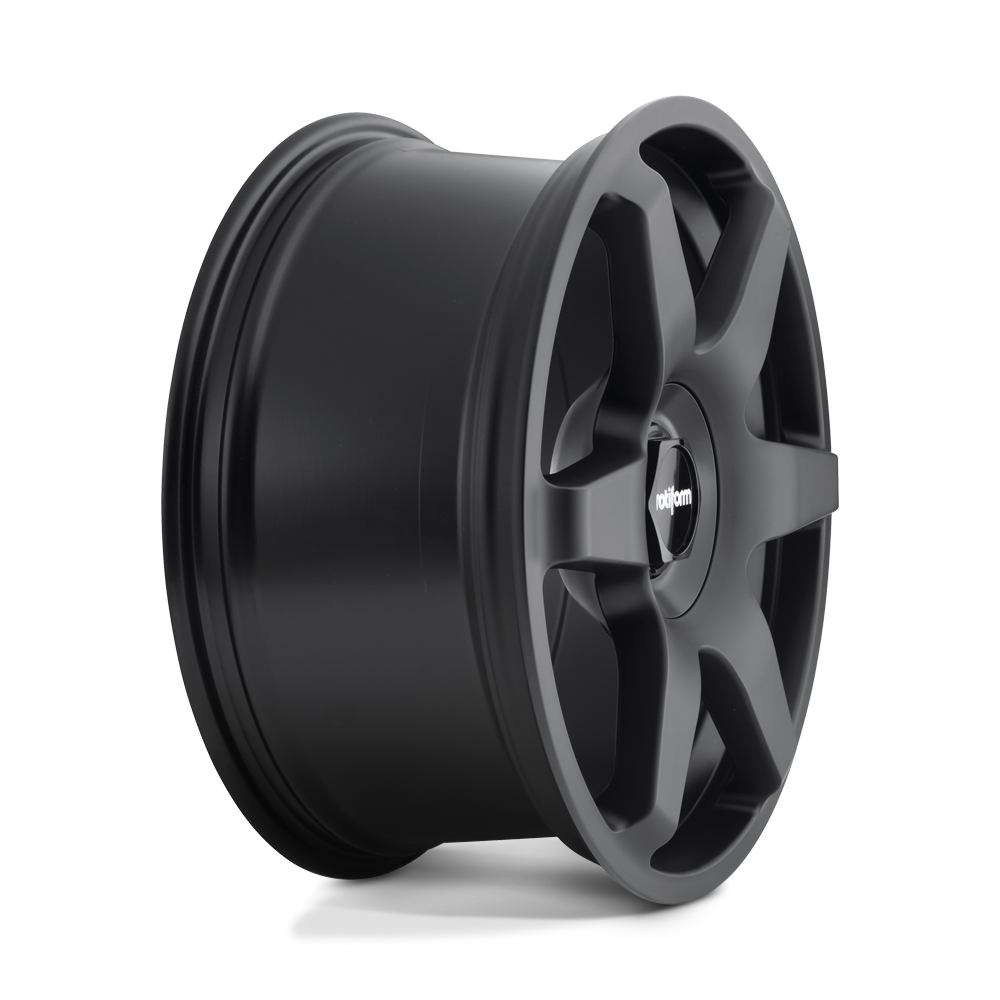 Rotiform SIX, 18 x 9.5, 5x100~5x112 PCD, ET35 Matte Black, Single Wheel