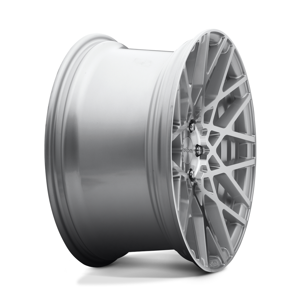 Rotiform BLQ, 18 x 8.5 inch, 5x112 PCD, ET45 in Gloss Silver, Single Wheel