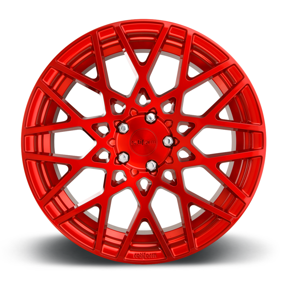 Rotiform BLQ, 19 x 8.5 inch, 5x112 PCD, ET45 in Candy Red, Single Wheel