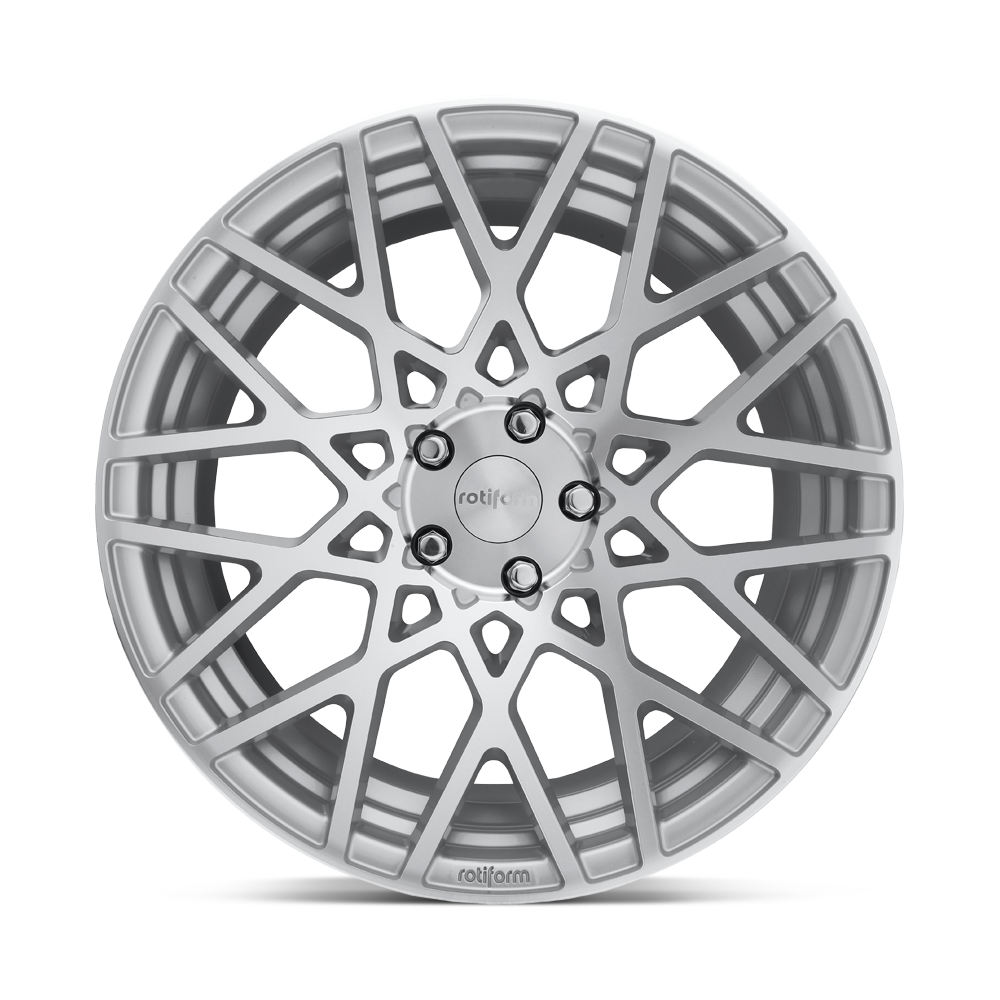 Rotiform BLQ, 18 x 8.5 inch, 5x100 PCD, ET35 Silver Machined, Single Wheel