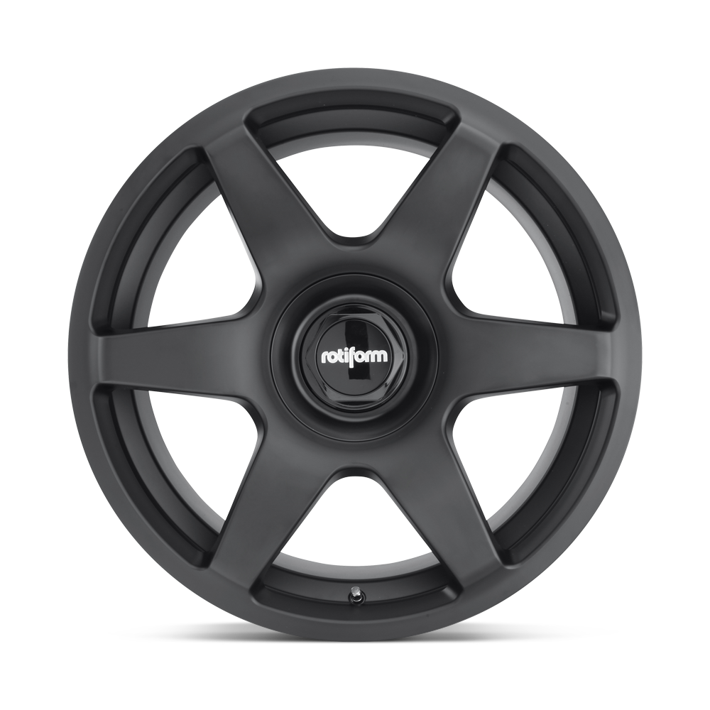 Rotiform SIX, 19 x 8.5 inch, 5x120~5x114.3 PCD, ET35 Matte Black, Single Wheel