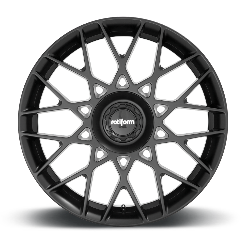 Rotiform BLQ-C, 19 x 8.5 inch, 5x112~5x120 PCD, ET35 in Matte Black, Single Wheel