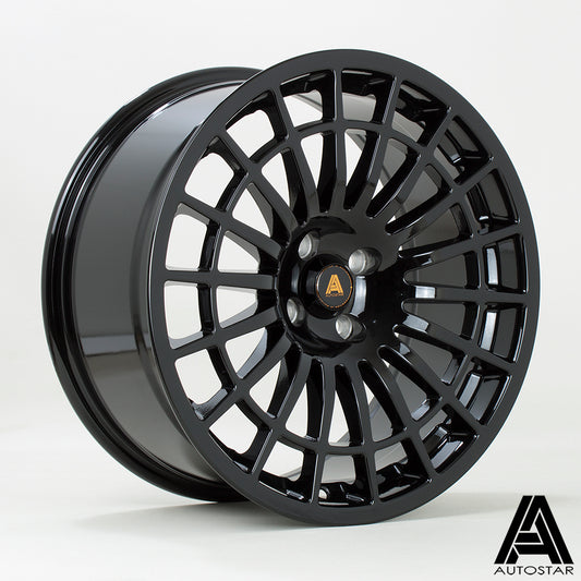 500Plus 17x8 4x98 ET30 Black