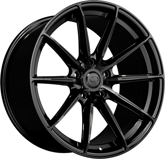 20x9.0 5-114 ET36 C9 CORTEZ BLACK TESLA MODEL 3 FRONT C64