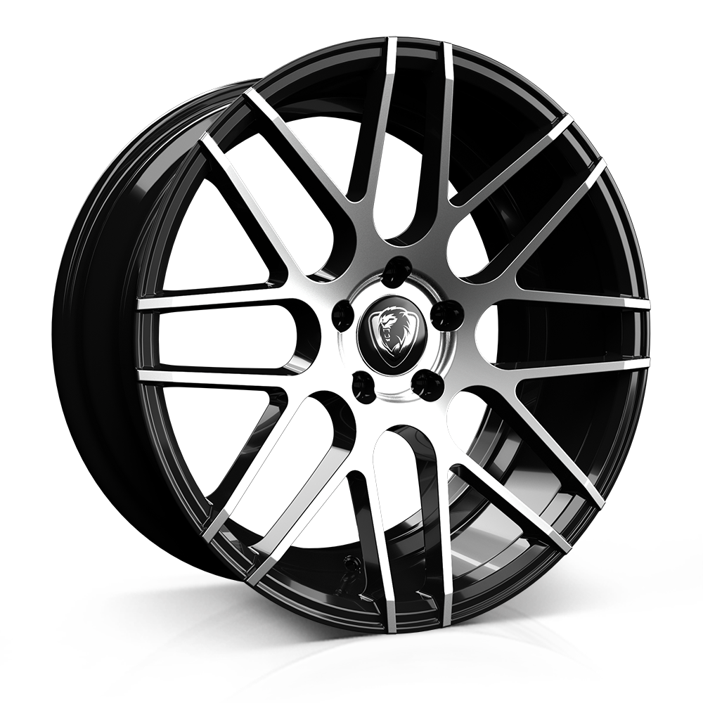 19x8.5 5-120 ET38 CADES ARTEMIS BLACK POLISH C72