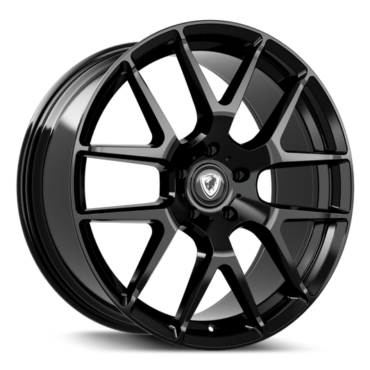 22x9.5 5-112 ET47 CADES COMANA BLACK C66