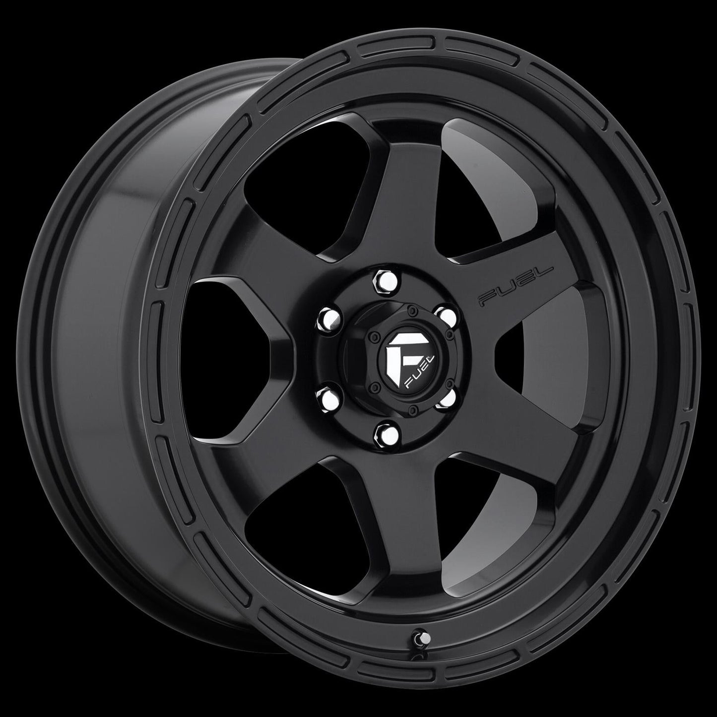 FUEL SHOK 17X9 6X5.5 ET-12 M-BLK