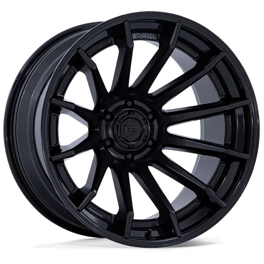 BURN 20X10 6X5.5 ET-18 M-BLK W/ G-BLACK LIP