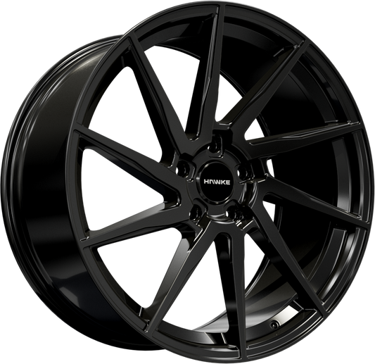 23x10.0 5-120 ET40 HAWKE ARION JET BLACK C72