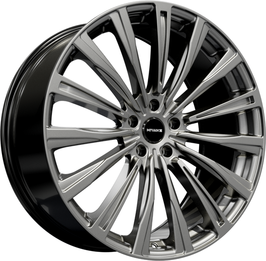 20x8.5 5-120 ET40 HAWKE CHAYTON HYPER SILVER C72