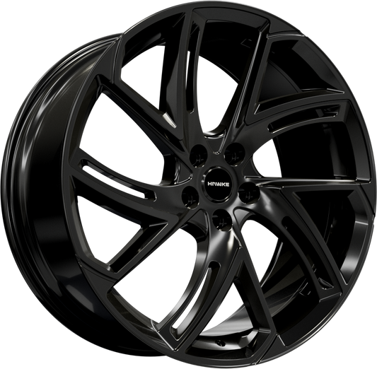 22x9.5 5-112 ET30 HAWKE CONDOR BLACK 1529 C66