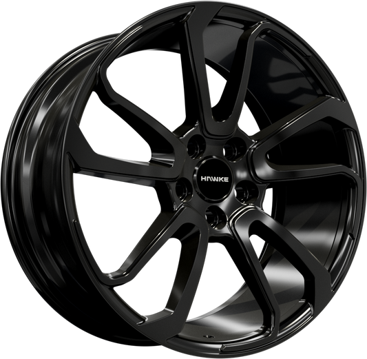 20x9.0 5-120 ET42 HAWKE FALKON BLACK C72