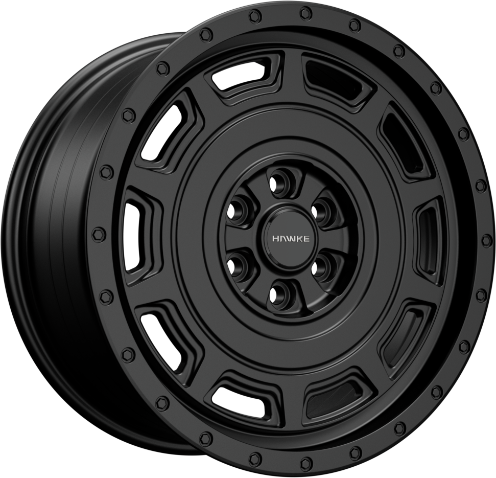 18x8.5 6-130 ET30 HAWKE HYDRA M/BLACK GRENADIER 1529 C84