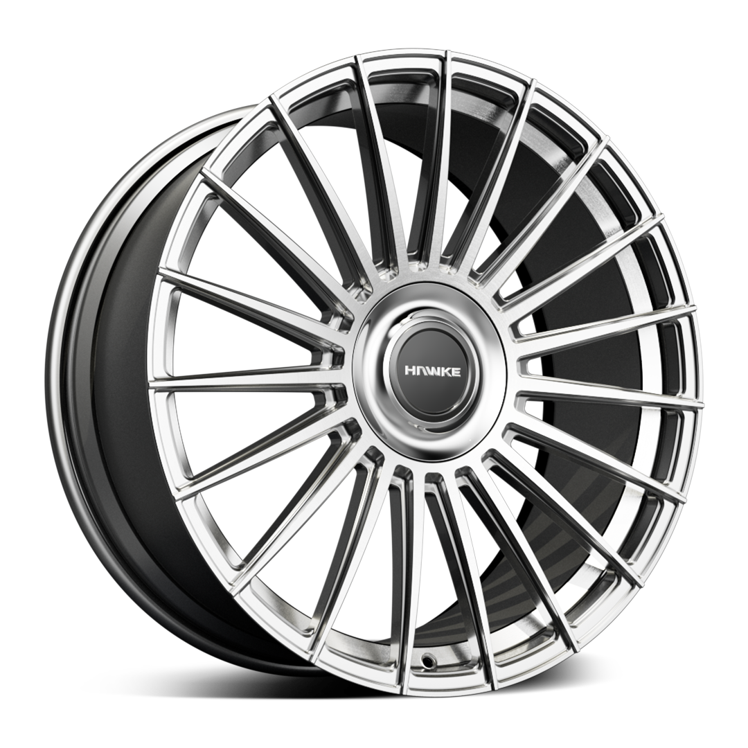 24x10.0 5-112 ET20 HAWKE MARQUIS CULLINAN FRONT BRUSHED C66