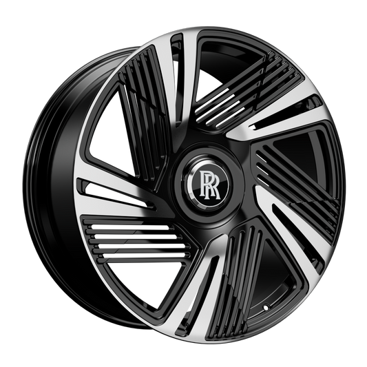 24x10.0 5-112 ET05 HAWKE REVENANT CULLINAN REAR BLACK POLISH C66