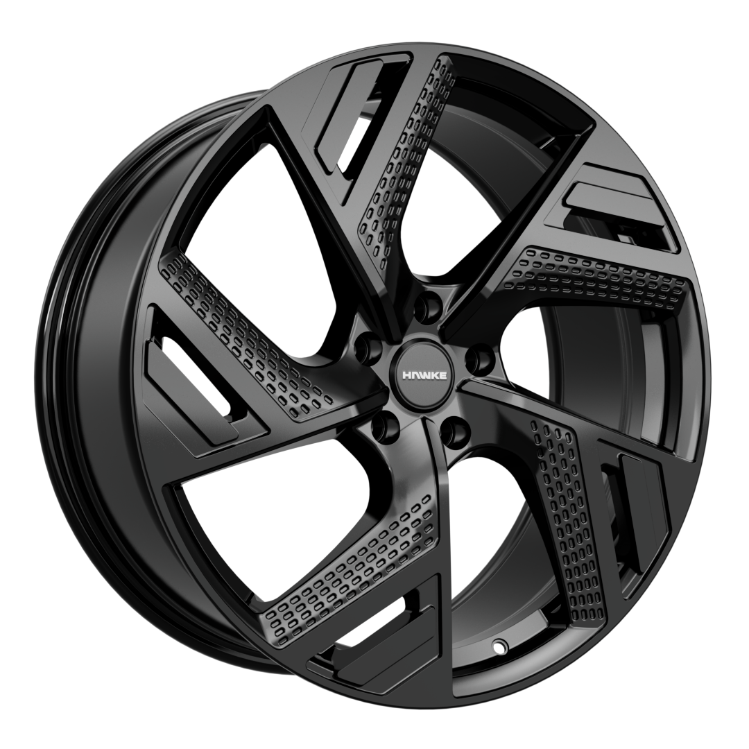 20x8.5 5-108 ET38 HAWKE VALOR BLACK C65