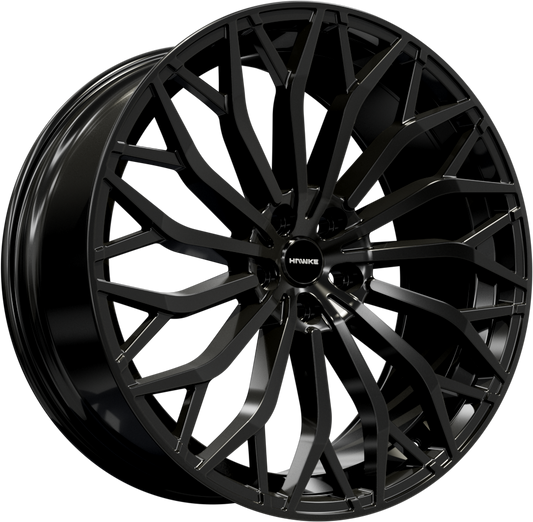 22x10.0 5-112 ET32 HAWKE ZENITH AUDI BLACK 1532 C66