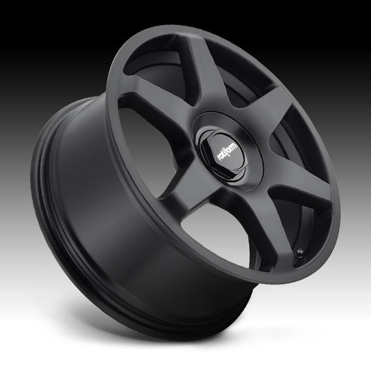 Rotiform Six-Car 18X8.5 5X100/112 ET45 Matte Black, Single Wheel