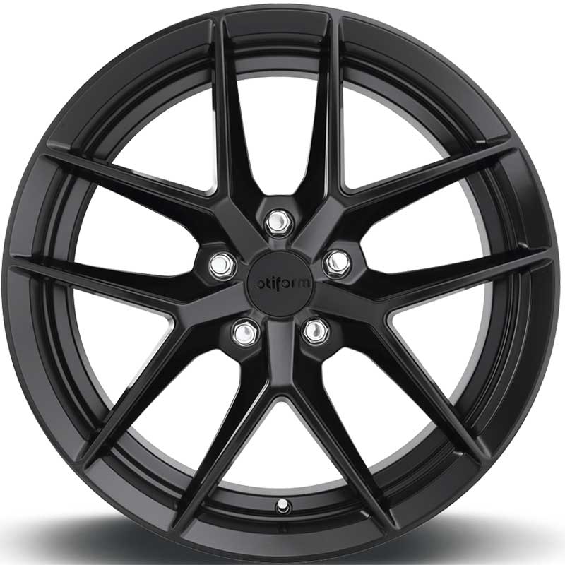 Rotiform Flg 19X8.5 5X112 ET45 Matte Black, Single Wheel