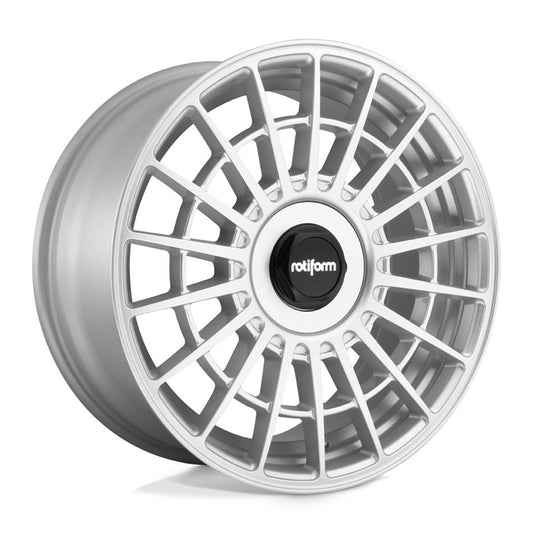 Rotiform Las-R 19X8.5 5X112/4.5 ET35 Gloss Silver, Single Wheel