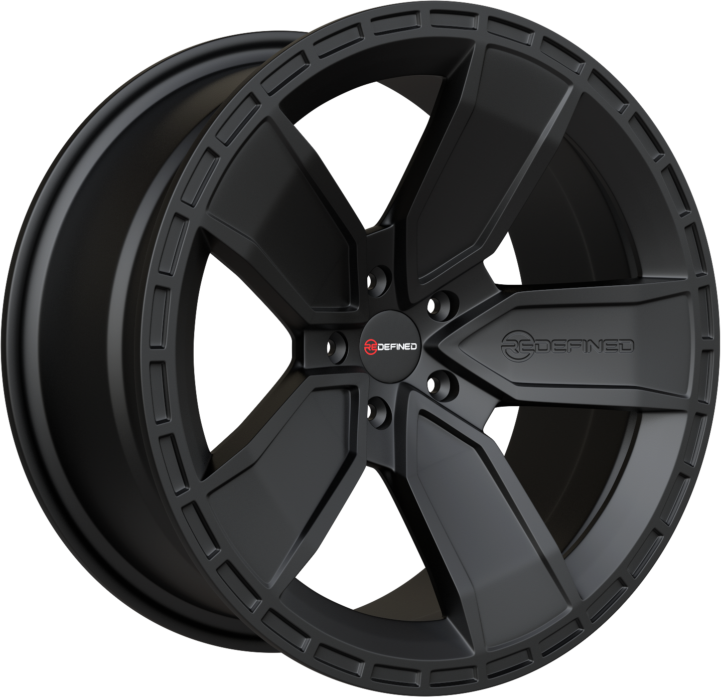 22x10.0 5-120 ET37 RE-DEFINED NUKE MATT BLACK C72>