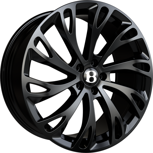 22x9.5 5-130 ET55 SSR IV GLOSS BLACK 18 GT FRONT C71