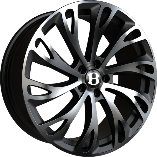 22x9.5 5-130 ET55 SSR IV GLOSS BLACK POLISH 18 GT FRONT C71