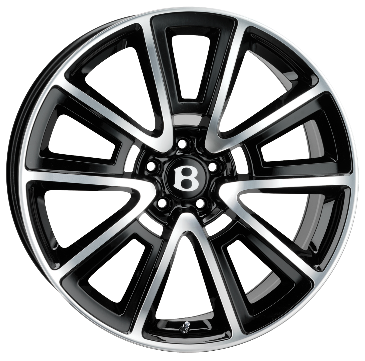 20x9.0 5-112 ET30 SSR BLACK FULL POLISH C57 R13