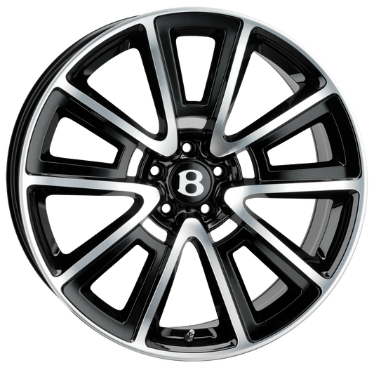 20x9.0 5-112 ET30 SSR BLACK FULL POLISH C57 R13