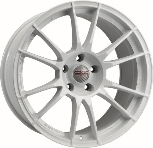 ULTRALEGGERA 7x17 ET 37 4x100 OZ RACING WHITE Single Wheel