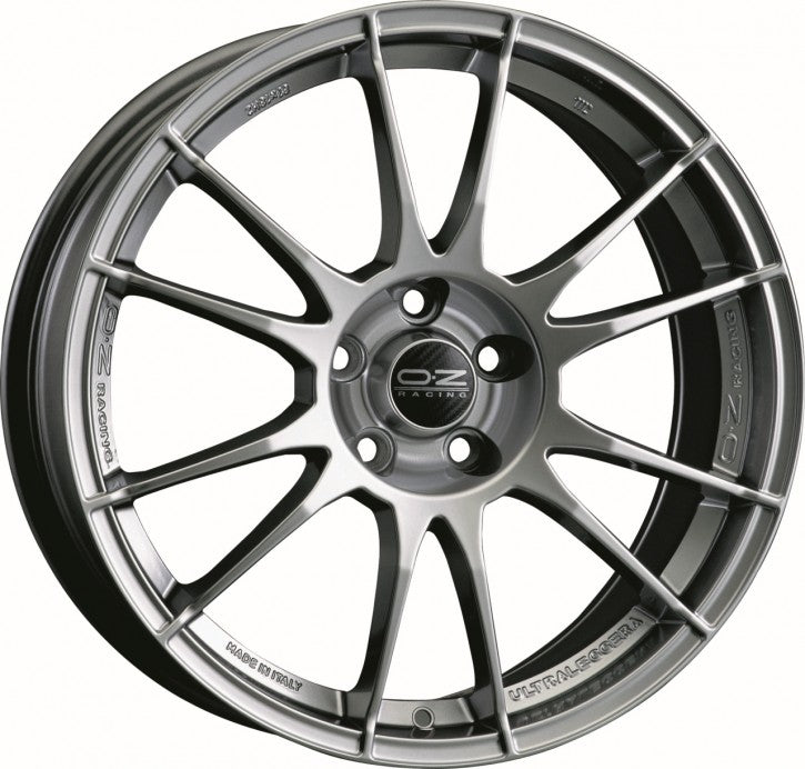 ULTRALEGGERA 7x17 ET 37 4x100 OZ RACING MATT GRAPHITE Single Wheel