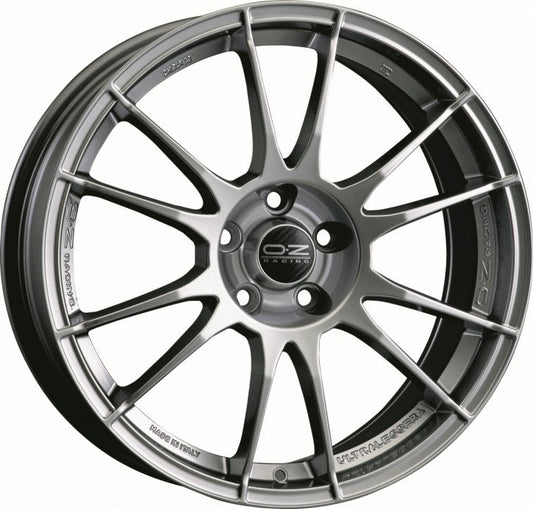 ULTRALEGGERA 8x18 ET 45 5x112 OZ RACING MATT GRAPHITE Single Wheel