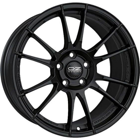 ULTRALEGGERA 9x18 ET 40 5x120 OZ RACING MATT BLACK Single Wheel