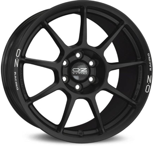 CHALLENGE HLTCL 12x18 ET 48 15x130 OZ RACING MATT BLACK WHITE LETTERING Single Wheel