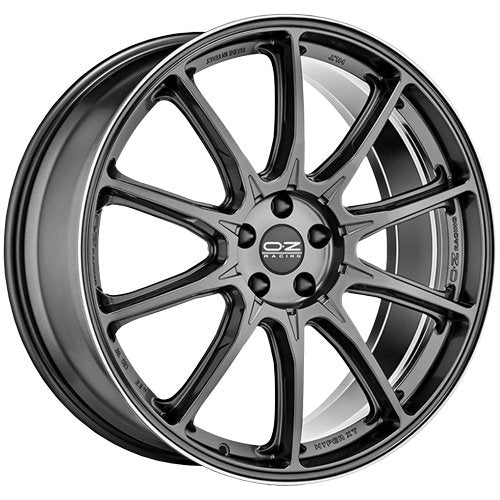 HYPER XT HLT 10x20 ET 33 5x112 OZ RACING STAR GRAPHITE DIAMOND LIP Single Wheel