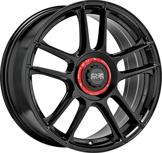 INDY HLT 8,5x20 ET 30 5x112 OZ RACING GLOSS BLACK Single Wheel