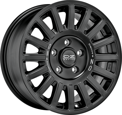 RALLY RAID 8x17 ET 30 5x150 OZ RACING AFMA MATT BLACK SILVER LETTERING Single Wheel