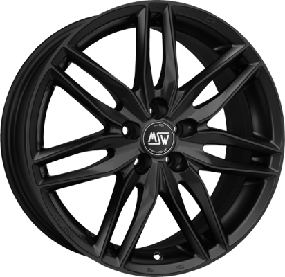 MSW 24 8x17 ET 45 5x108 MSW MATT BLACK Single Wheel