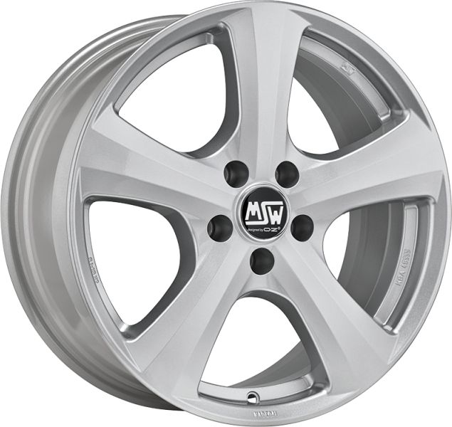 MSW 19 W 7x16 ET 45 5x100 MSW FULL SILVER Single Wheel